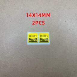 Hi-res AUDIO gold standard high-quality sound certified gold stickers high-resolution audio decorative cover stickers spot