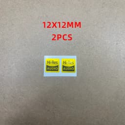 Hi-res AUDIO gold standard high-quality sound certified gold stickers high-resolution audio decorative cover stickers spot