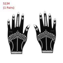 2025 New Professional Henna Stencil Temporary Hand Tattoo Body Art Sticker Template Wedding Tool Flower Tattoo Stencil