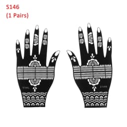 2025 New Professional Henna Stencil Temporary Hand Tattoo Body Art Sticker Template Wedding Tool Flower Tattoo Stencil