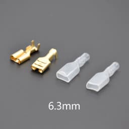 100pcs/50pcs 2.8/4.8/6.3mm Spade Crimp Terminals Electrical Insulating Sleeve Wire Connector for 22-16 AWG 0.5mm2-1.5mm2