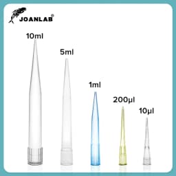 JOANLAB Laboratory Pipette Tips 10ul 200ul 1ml 5ml 10ml Micropipette Disposable Plastic Pipette Tip Chemistry Lab Supplies