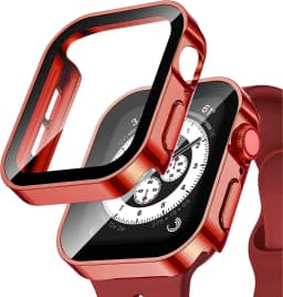 Waterproof Watch Case+Glass for Apple Watch 40/41/42/44/45/46mm, Scratch-Resistant Protective Case, for Series12 11 10 987654 SE