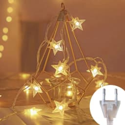 LED String Lights Outdoor Star Chain Lights Garland Lights Bulb Fairy Lights Party Home Wedding Garden Christmas Decor