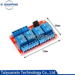 1 2 4 8 Channel 5V 12V Relay Module Board Shield with Optocoupler Support High and Low Level Trigger for Arduino Electronic DIY