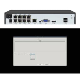 Face detection H.265 8ch*4K 4ch/8ch PoE Network Video Recorder Surveillance PoE NVR 4/8Channel For HD 8MP 5MP IP Camera