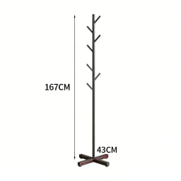 Floor Standing Clothes Rack Household Coat Hanger Simple Storage Organizer for Bedroom Living Room Clothing Display Stand