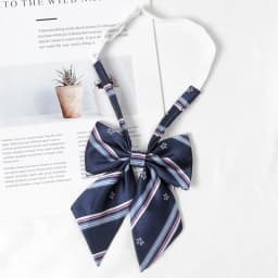 Bow Tie Ladies Fashion Japanese JK Style Striped Girls School Uniform Bow Tie for Girls Korean Cosplay Women Butterfly Corbatas
