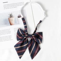 Bow Tie Ladies Fashion Japanese JK Style Striped Girls School Uniform Bow Tie for Girls Korean Cosplay Women Butterfly Corbatas
