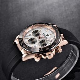 PAGANI DESIGN 2026 NEW 1664 Meteorite Dial Men's Watches Luxury Sapphire Quartz Watch for Men Sport Chronograph Men Reloj Hombre