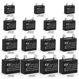 2Pcs CBB61 Air Conditioner External Fan Start Capacitor Motor Run Capacitor 450V 1UF 1.2UF 1.5UF 2UF 2.5UF 3UF 3.5UF 4UF 4.5UF