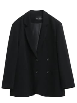CHIC VEN 2026 Fashion Women's Blazer Office Lady Long Sleeve Double-breasted Mid-length Casual Coat Ladies Outerwear Stylish Top