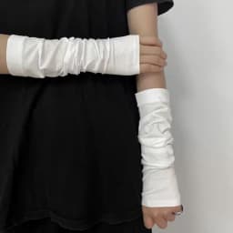 Gothic Lolita Anime Solid Thin Soft Gloves JK Girls Mittens Oversleeve Man Women Fashion Sun Block Cuff Fingerless Arm Warmers