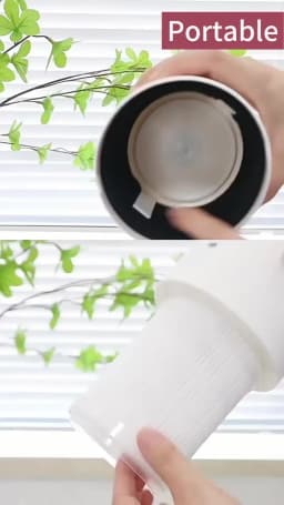 Portable Air Purifier Household Air Cleaner Mini Desktop Air Purifier With HEPA Filter Air Freshener Air Cleaner For Home Office