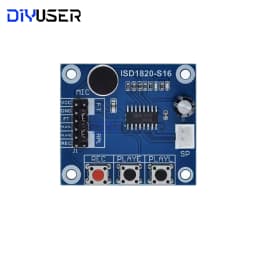 DIYUSER ISD1820 Voice Recording Recorder Module With Mic Sound Audio Loudspeaker