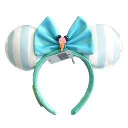 2025 Disney Princess Seris Mickey Mouse Headband Disneyland Minnie Ears PU Leather Headwear Children Girl Toys Decoration