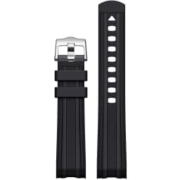 Silicone Rubber Strap for Omega X Swatch Joint MoonSwatch Curved End Diving Sport Watch Band Bracelet 20mm for Seamaster 300