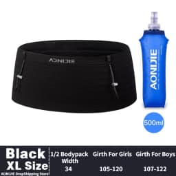 AONIJIE W8116 Newest Woven Elastic Sports Waist Pack Running Race Number Belt For Triathlon Marathon Cycling Mountaineering