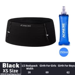 AONIJIE W8116 Newest Woven Elastic Sports Waist Pack Running Race Number Belt For Triathlon Marathon Cycling Mountaineering