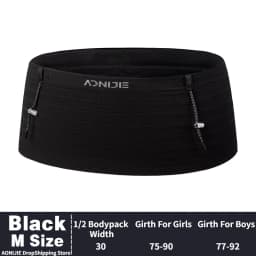 AONIJIE W8116 Newest Woven Elastic Sports Waist Pack Running Race Number Belt For Triathlon Marathon Cycling Mountaineering