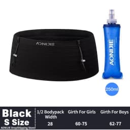 AONIJIE W8116 Newest Woven Elastic Sports Waist Pack Running Race Number Belt For Triathlon Marathon Cycling Mountaineering