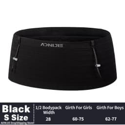 AONIJIE W8116 Newest Woven Elastic Sports Waist Pack Running Race Number Belt For Triathlon Marathon Cycling Mountaineering