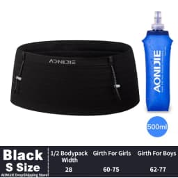 AONIJIE W8116 Newest Woven Elastic Sports Waist Pack Running Race Number Belt For Triathlon Marathon Cycling Mountaineering