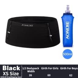 AONIJIE W8116 Newest Woven Elastic Sports Waist Pack Running Race Number Belt For Triathlon Marathon Cycling Mountaineering