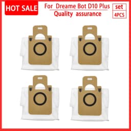 For Accessories Dreame Bot D10 Plus RLS3D Robot Vacuum Cleaner Hepa Filter Mop Main Side Brush Dust Bag Replacement Parts