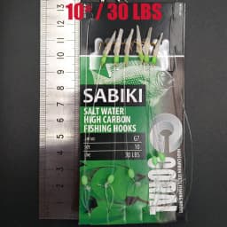 Lunker Sabiki Lure Flasher Rig Hook Soft Bait Luminous Eel Glow Dark Mackerel Fishing Snapper Mulloway Flathead Mullet Shark