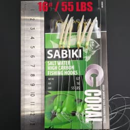 Lunker Sabiki Lure Flasher Rig Hook Soft Bait Luminous Eel Glow Dark Mackerel Fishing Snapper Mulloway Flathead Mullet Shark