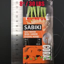 Lunker Sabiki Lure Flasher Rig Hook Soft Bait Luminous Eel Glow Dark Mackerel Fishing Snapper Mulloway Flathead Mullet Shark