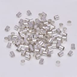 500Pcs Brass Tube Crimp End Beads ColumnCord Cover Tips End Platinum for DIY Craft Jewelry Making