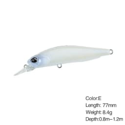Minnow Fishing Lure Wobbler Rozante 77SP Long Cast Hover Swaying Lure Jerkbait Artificial Bait Culter 77mm/63mm Alburnus Bait