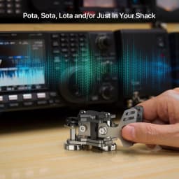 Putikeeg Mini, CW Key Morse Code,Shortwave AmateurRadio, Two Way Radio Paddle. 2.8*1.6*1.3in