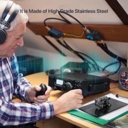 Putikeeg Mini, CW Key Morse Code,Shortwave AmateurRadio, Two Way Radio Paddle. 2.8*1.6*1.3in
