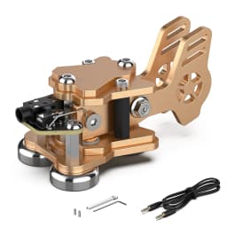 Putikeeg Mini, CW Key Morse Code,Shortwave AmateurRadio, Two Way Radio Paddle. 2.8*1.6*1.3in