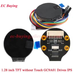 1.28 inch TFT Screen Display Module 1.28" IPS Round Colorful LCD Board GC9A01 Touch 240x240 SPI ESP32-S3 ESP32S3-N16R8 N16R16