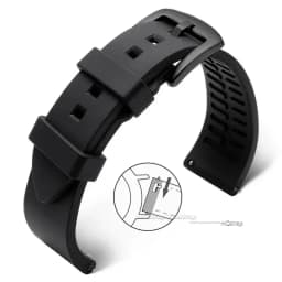 Quick Release Silicone Rubber Watch Strap 20mm 22mm Sports Watchband Black Green Orange Blue Wristband Bracelets 18 19 21 24mm