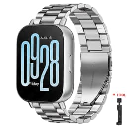 22mm Stainless Steel Strap for Redmi Watch 5 Active 5 Lite Metal Band for Xiaomi Redmi Watch 3 Active 3 Lite Bracelet Wristband