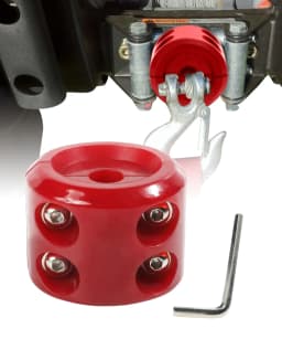 Winch Stopper for Cable. Truck UTV ATV Rubber Winch Cable Stopper Protects Towing Hook Synthetic Rope Cable Line from Wear
