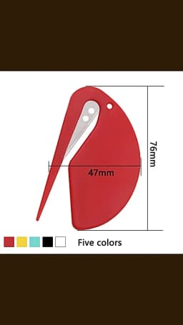 1 Piece Letter Opener Envelope Mail Slitter With Razor Wrapping Cutter Box Opener Safe Mail Opener For Home Office Envelope