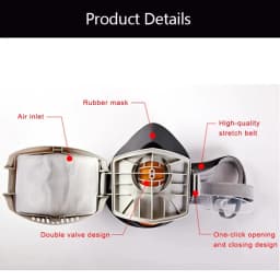 Filter Cotton Respirator Half Face Dust-proof Mask Anti Industrial Construction Dust Haze Fog Safety Gas mask