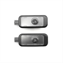 4 Pcs 4 Ring LED Projection Door Light for Audi A3 A4 A5 Q3 Q2 Q5 A6 A7 S3 S4 S5 S6 S7 8YG 947 415 8YG947415 8YG947416A