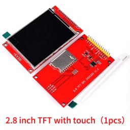 TFT LCD Display Module 1.44/1.8/2.0/2.4/2.8 inch IPS 7Pin SPI Screen ST7735/ILI9341 Driver Touch Panel 320x240 For Arduino ESP32