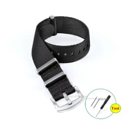 Premium-grade Nylon Strap 18mm 20mm 22mm Braided Canvas Watch Band Men Women Soft Sport Military Bracelet Accessories