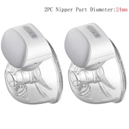 2/1pcs BB-P1 Wearable Breast Pump Hands Free Electric Portable Wearable Breast Pumps BPA-free Breastfeeding Milk Collector