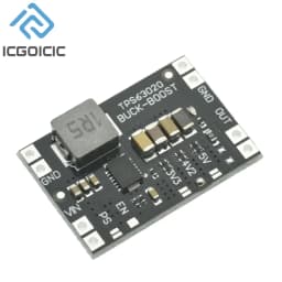 TPS63020 3.3V 4.2V 5V Lithium Battery Automatic Boost Buck Step Up Down Module XL63020 Microcontroller Power Low Ripple