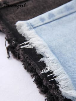 Streamgirl Blue Women's Denim Shorts Summer High Waist Casual Chic Loose Jean Shorts For Women Summer 2026 Denim Short Femme