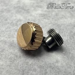 High Quality Watch Parts Silver/ Gold/ Black/ Rose Gold Logo S Watch Crown And Without S Crown For NH34 NH35 NH36 Movement